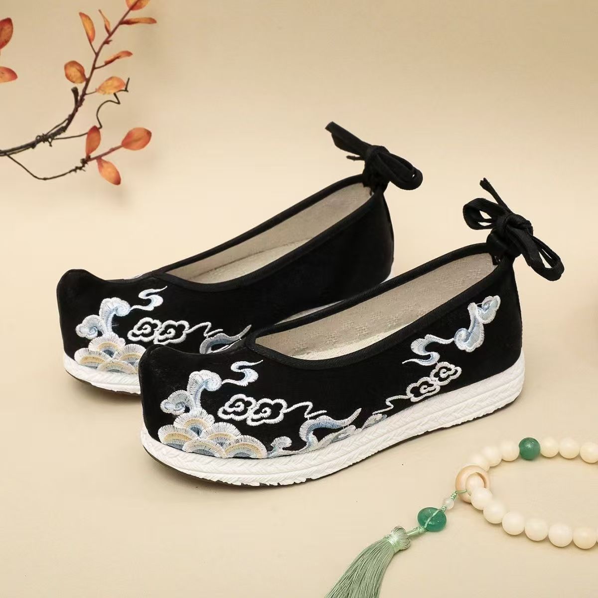 Ethnic Style - Scarpe Hanfu ricamate da donna di