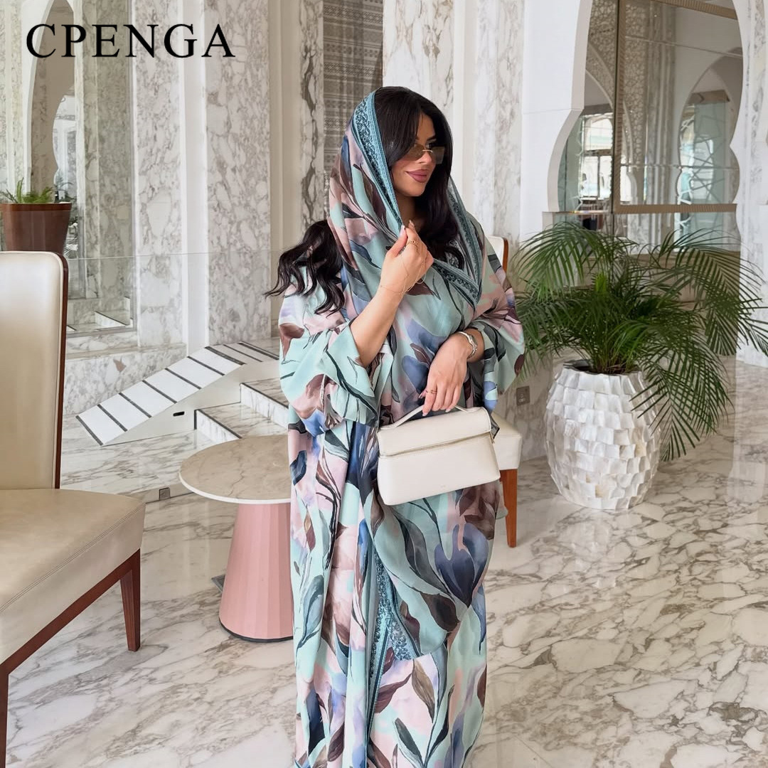 Abaya Modest Wear - Abaya di Lusso Stile Dubai con