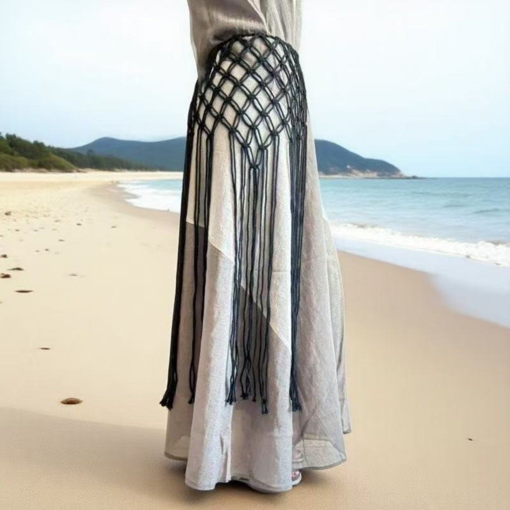 Cintura Boho con Frange in Ret - Ethnic Fashion Design recensione e prezzo