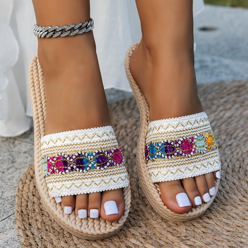 Ciabatte da donna per esterni, - Ethnic Fashion Design recensione e prezzo