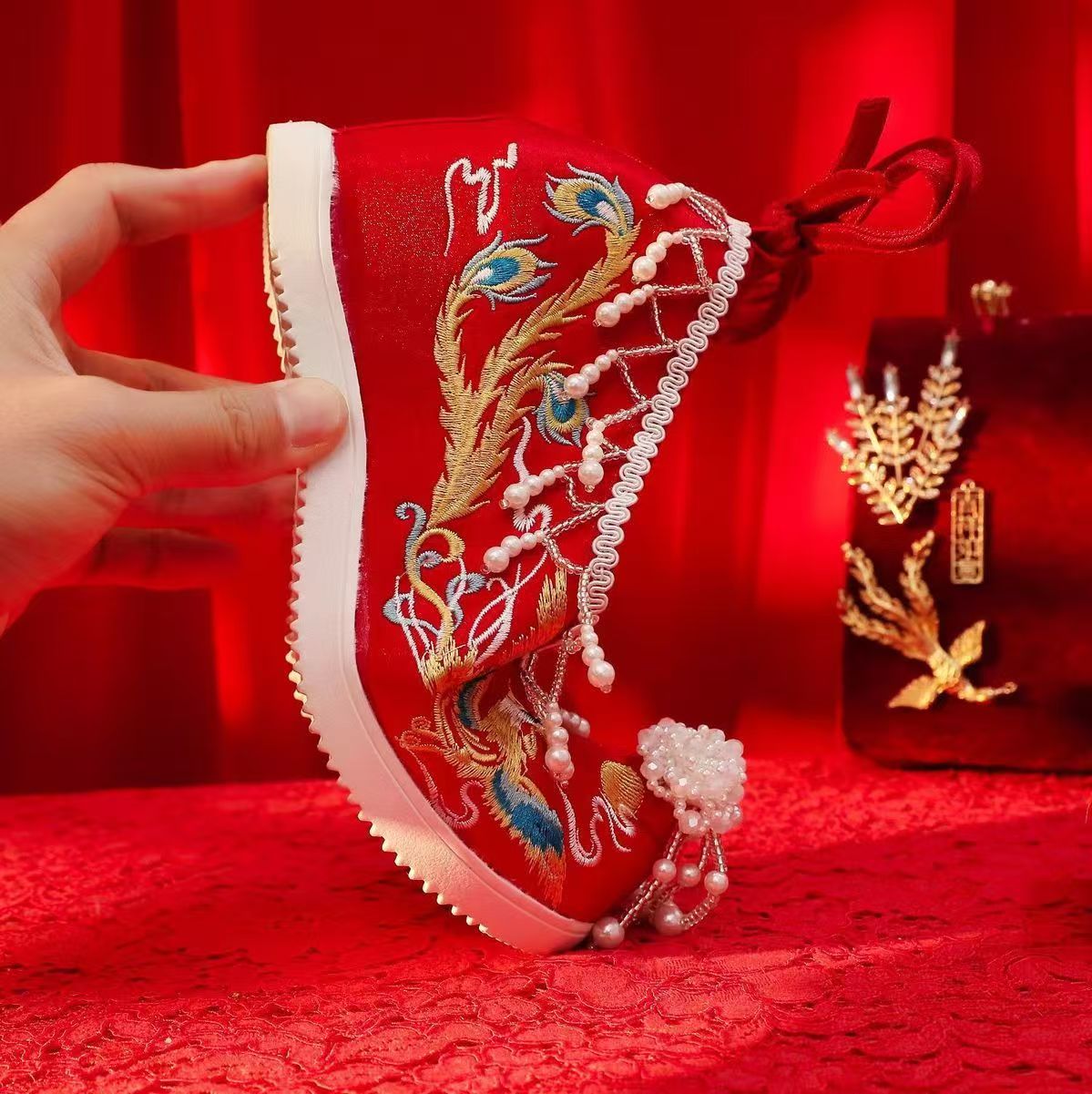 Scarpe da sposa nuove ricamate - Ethnic Style recensione e prezzo