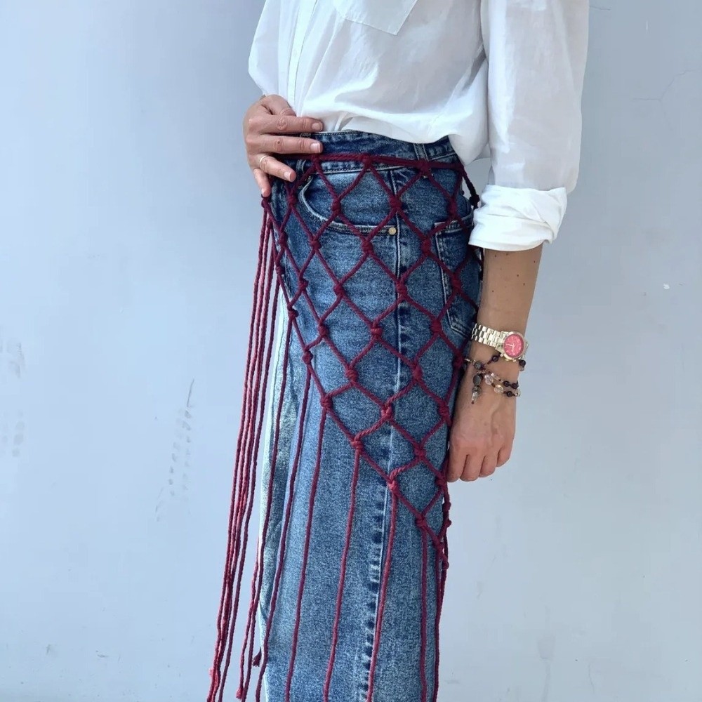 Sciarpa Bohemien con Frange a  - Ethnic Fashion Design recensione e prezzo